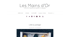 Desktop Screenshot of lesmainsdor.fr